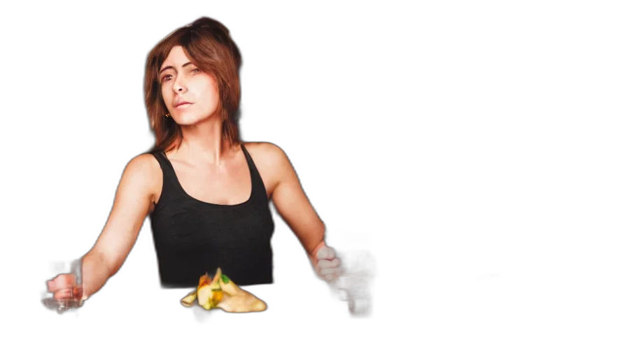 food, photorealistic, concept art, woman transparent PNG cut-out