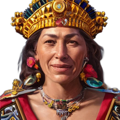 jewelry, crown, face, staff, photorealistic, concept art, fantasy art, oil painting transparent PNG cut-out
