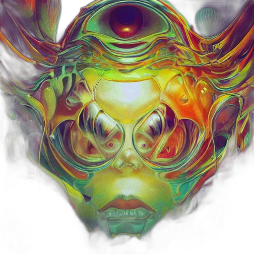mask, face, robot, creature transparent PNG cut-out