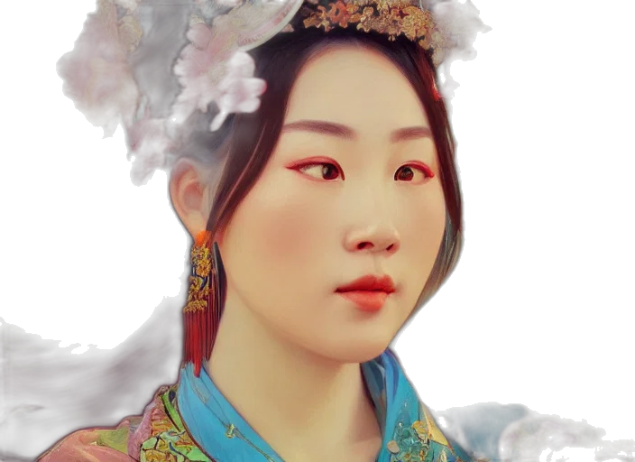 face, crown, staff, jewelry transparent PNG cut-out