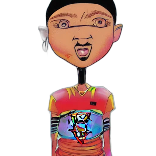 mask, face, staff, cartoon, 3d render, concept art, anime, art transparent PNG cut-out