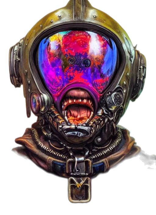 mask, face, creature, robot transparent PNG cut-out