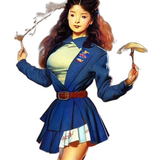 staff, jacket, dress, umbrella transparent PNG cut-out