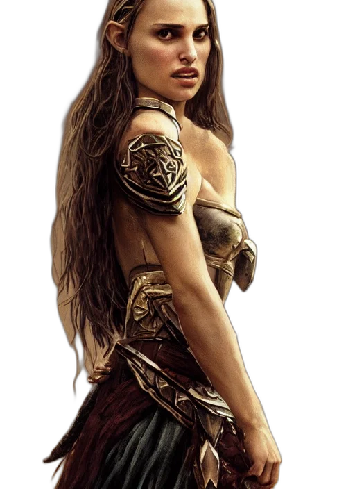 jewelry, fantasy art, concept art, photorealistic, comic book art, earth tones, young, natalie transparent PNG cut-out