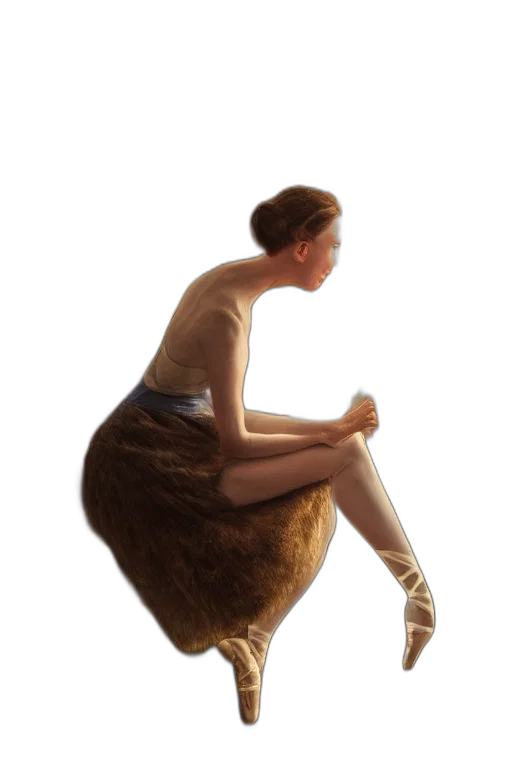 hair, dress, animal, creature transparent PNG cut-out