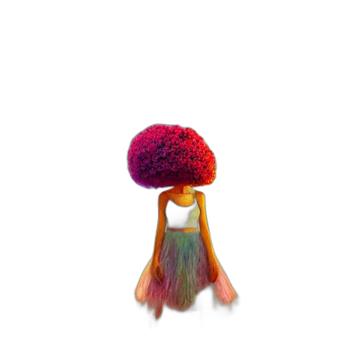hat, hair, crown, creature transparent PNG cut-out