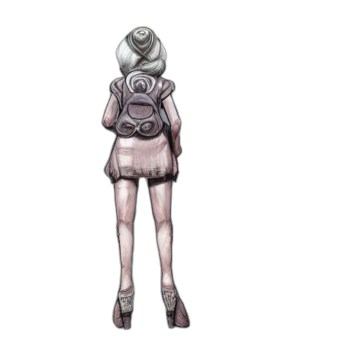dress, robot, jacket, creature transparent PNG cut-out