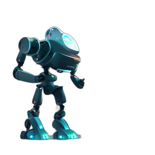 robot, weapon, staff, creature transparent PNG cut-out