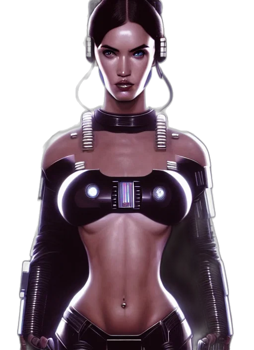 robot, jewelry, cyberpunk, concept art transparent PNG cut-out