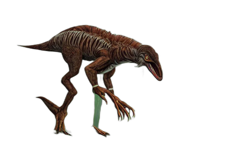 creature, animal, dragon, staff transparent PNG cut-out