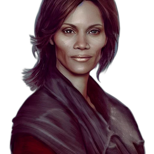 face, staff, photorealistic, fantasy art transparent PNG cut-out