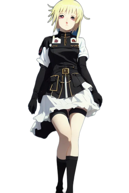 dress, staff, jacket, weapon transparent PNG cut-out