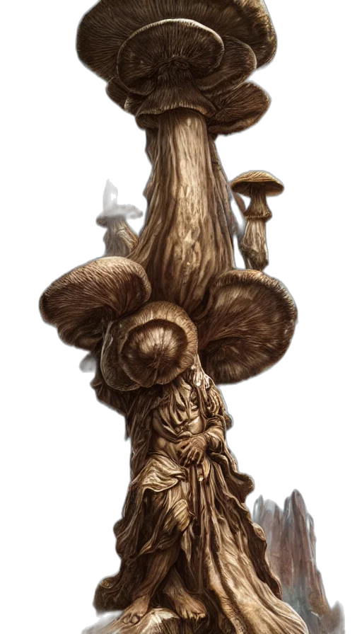 crown, hat, tree, staff transparent PNG cut-out