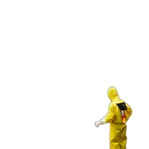 robot, staff, bottle, jacket, 3d render, pixel art, concept art, photorealistic transparent PNG cut-out