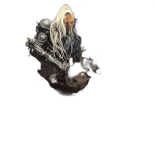 robot, hair, car, weapon transparent PNG cut-out
