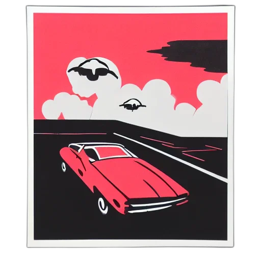 car, comic book art, concept art, outer space, red, something, truly, evil transparent PNG cut-out