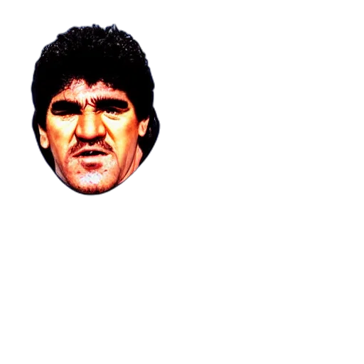 face, mask, creature, animal, pixel art, 3d render, photorealistic, maradona transparent PNG cut-out