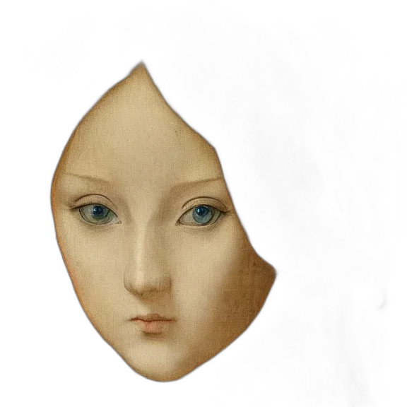 face, crown, mask, jewelry, photorealistic, 3d render, oil painting, concept art transparent PNG cut-out
