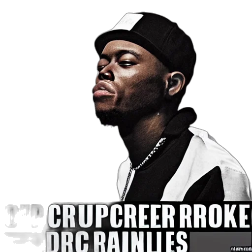 rapper, monkey transparent PNG cut-out