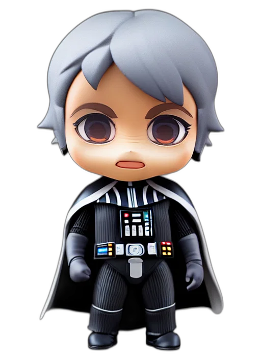 darth, vader, nendoroid, croods, movie, style, anime, disney transparent PNG cut-out
