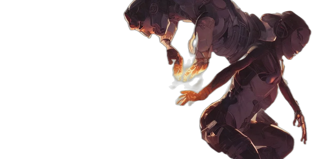 dragon, concept art, comic book art, fantasy art, cyberpunk, fire, outer space, dark transparent PNG cut-out