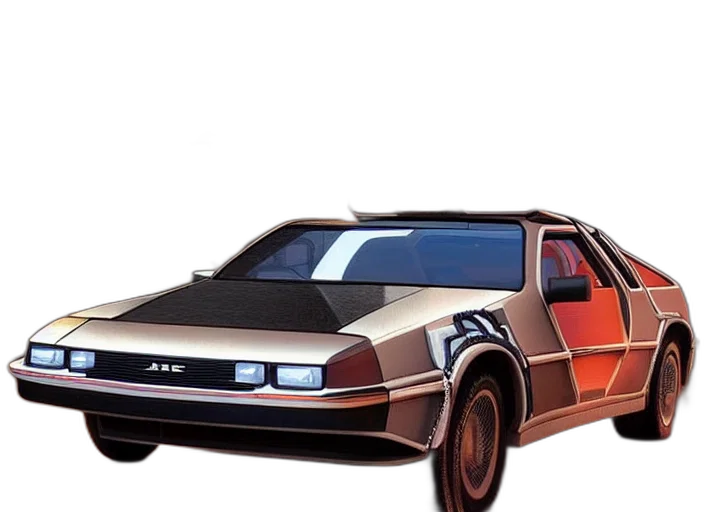 car, robot, concept art, vaporwave, photorealistic, 3d render, vfx, art transparent PNG cut-out