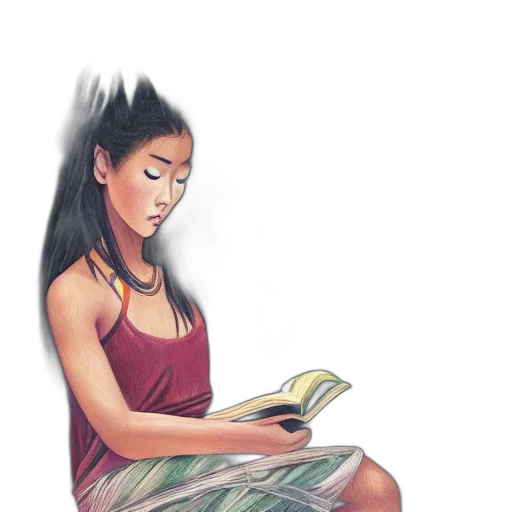 dress, concept art, watercolor, fantasy art, comic book art, girl, jungle, book transparent PNG cut-out