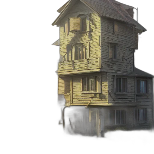 building, furniture, concept art, 3d render transparent PNG cut-out