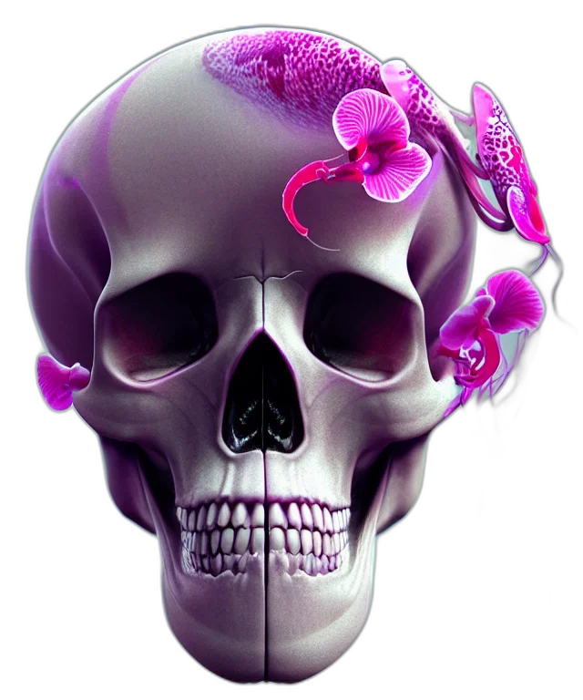 flower, jewelry, crown, mask, vaporwave, photorealistic, 3d render, fantasy art transparent PNG cut-out