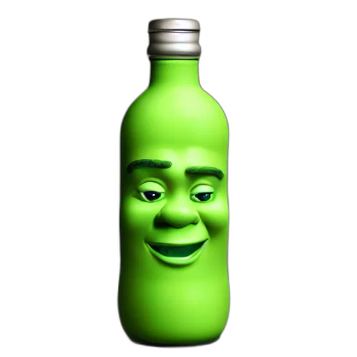 bottle, face, mask, robot transparent PNG cut-out