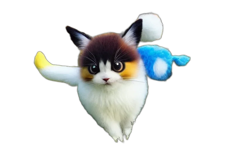 staff, animal, hat, creature, 3d render, concept art, fantasy art, photorealistic transparent PNG cut-out