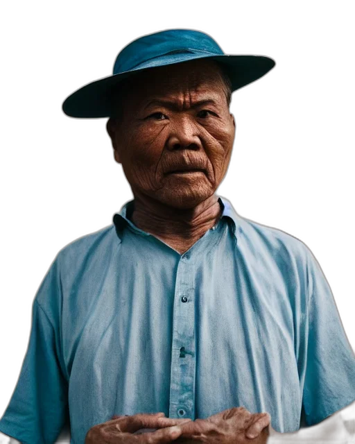 face, staff, hat, mask transparent PNG cut-out