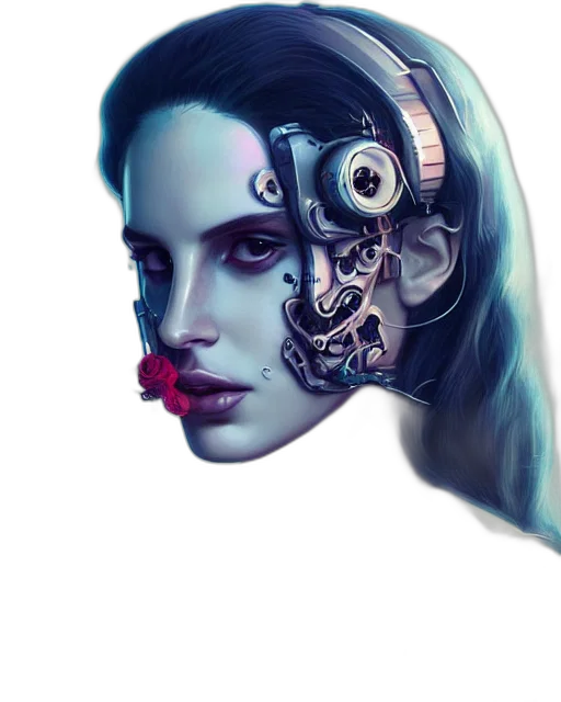 robot, mask, face, creature transparent PNG cut-out