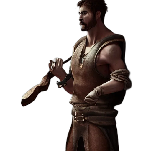 staff, sword, weapon, fantasy art transparent PNG cut-out