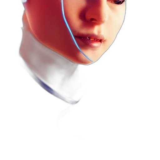 robot, mask, face, creature transparent PNG cut-out