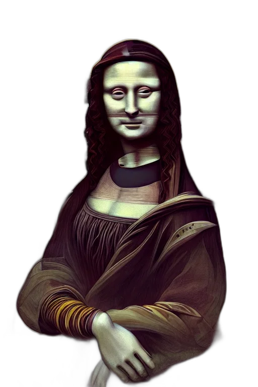 face, mask, dress, staff transparent PNG cut-out