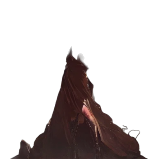 hair, creature, crown, staff transparent PNG cut-out