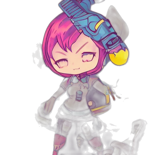 weapon, robot, staff, sword, concept art, cyberpunk, pixel art, anime transparent PNG cut-out