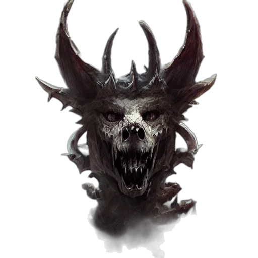 mask, dragon, creature, face transparent PNG cut-out