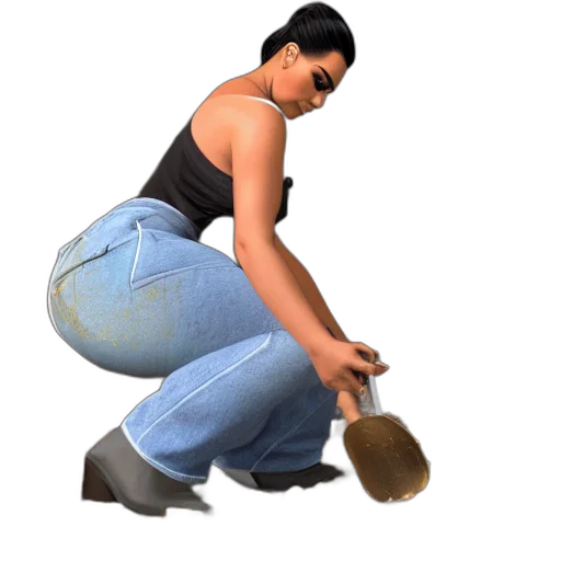 staff, hat, kim, kardashian transparent PNG cut-out