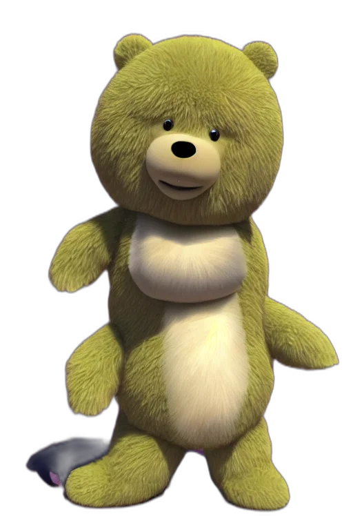 animal, creature, staff, 3d render transparent PNG cut-out