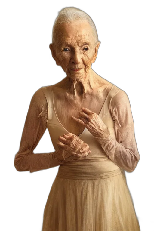 dress, jewelry, face, staff transparent PNG cut-out