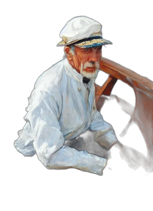 face, hat, staff, umbrella, oil painting, watercolor, photorealistic, concept art transparent PNG cut-out