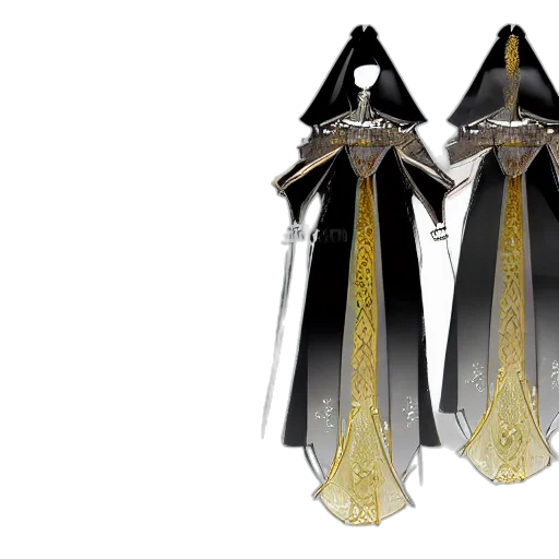 jewelry, sword, 3d render, concept art transparent PNG cut-out