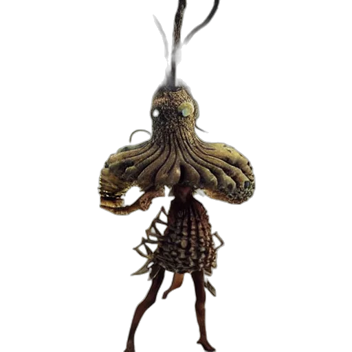 staff, hair, creature, mask, concept art, 3d render, fantasy art, photorealistic transparent PNG cut-out