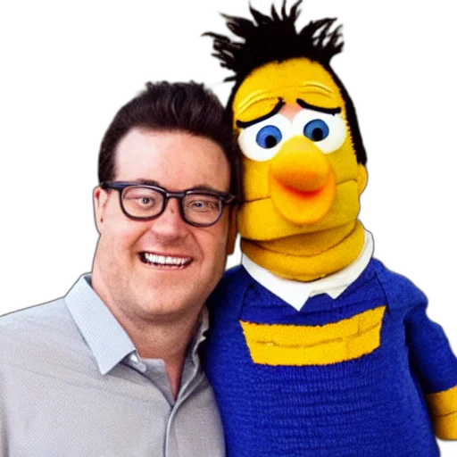 animal, cartoon, bert, ernie, community, college, professors, best transparent PNG cut-out