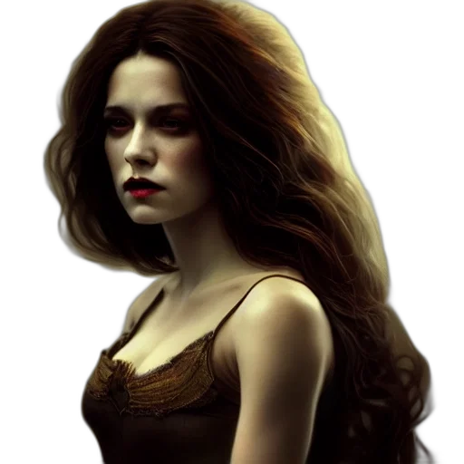 hair, comic book art, fantasy art, photorealistic, concept art, golden, majestic, gracious transparent PNG cut-out