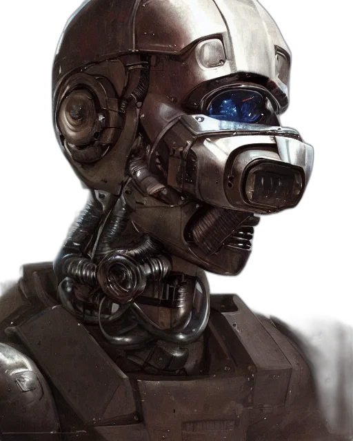 robot, mask, face, staff transparent PNG cut-out
