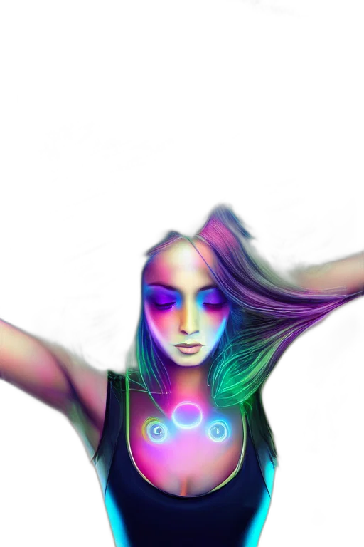 robot, mask, jewelry, face, cyberpunk, fantasy art, concept art, 3d render transparent PNG cut-out