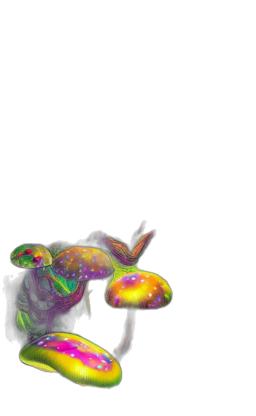 hat, dragon, creature, flower transparent PNG cut-out